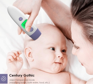 Thermomètre frontal à infrarouge à privilégier chez les bébés
